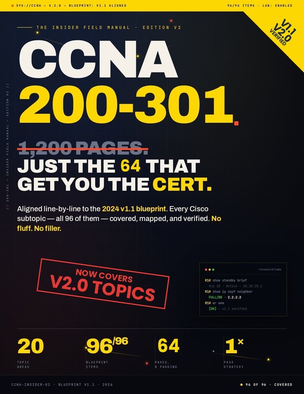 CCNA 200-301 Field Manual