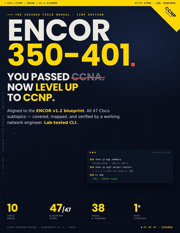 CCNP ENCOR 350-401 Field Manual